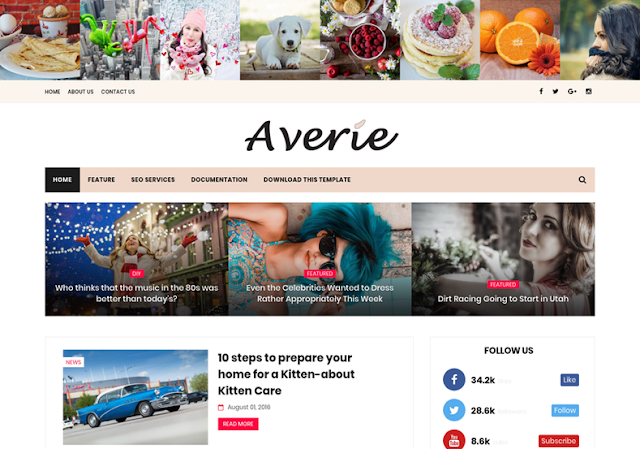 Averie-Blogger-Template
