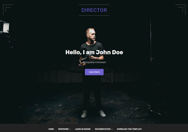 Director Blogger Template