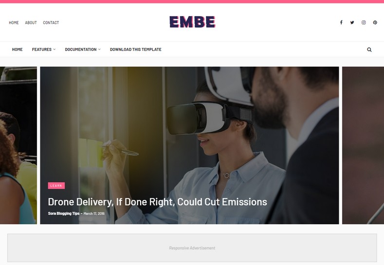 Embe-Blogger-Template