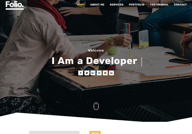 Folio-Blogger-Template