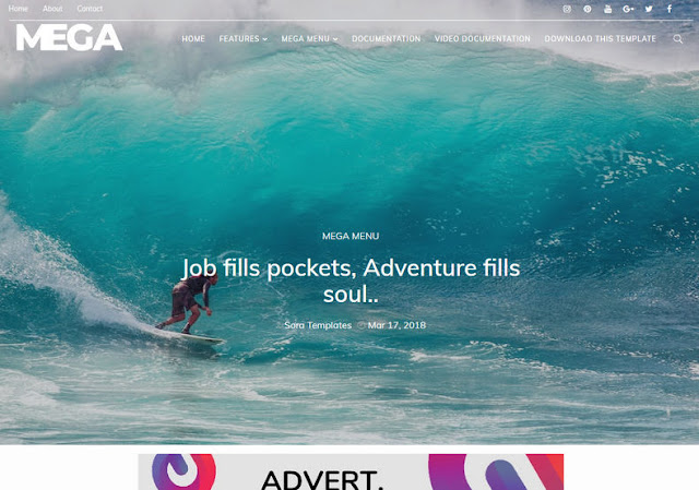 Mega-Blogger-Template