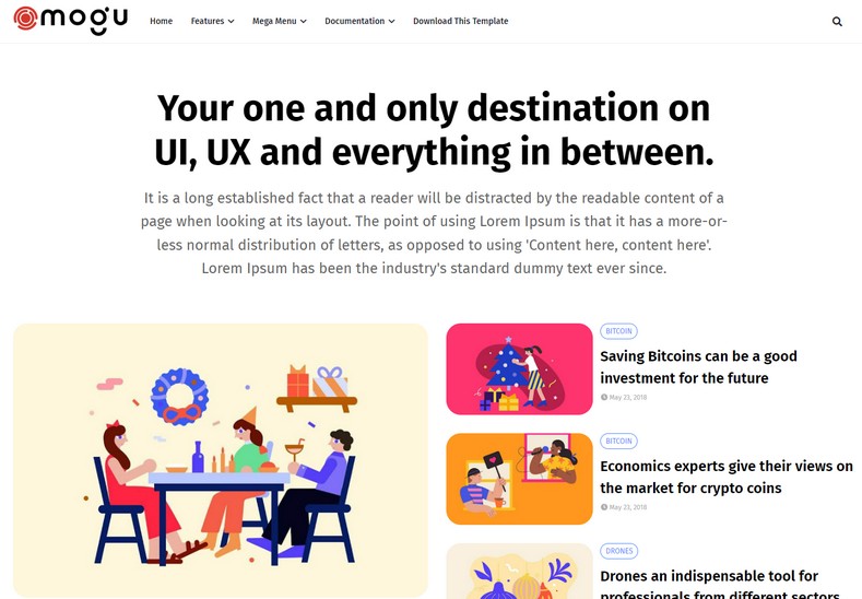 Mogu-Blogger-Template