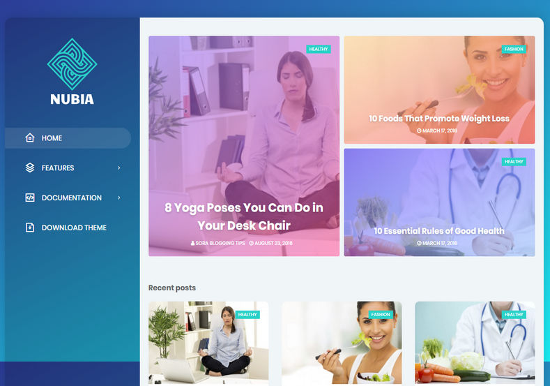 Nubia-Blogger-Template
