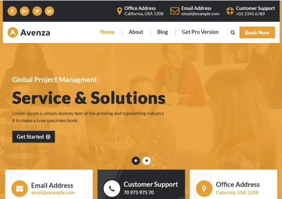 Avenza WordPress Theme