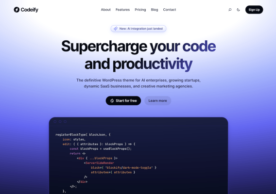 Codeify WordPress Theme