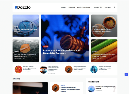 Dazzlo WordPress Theme