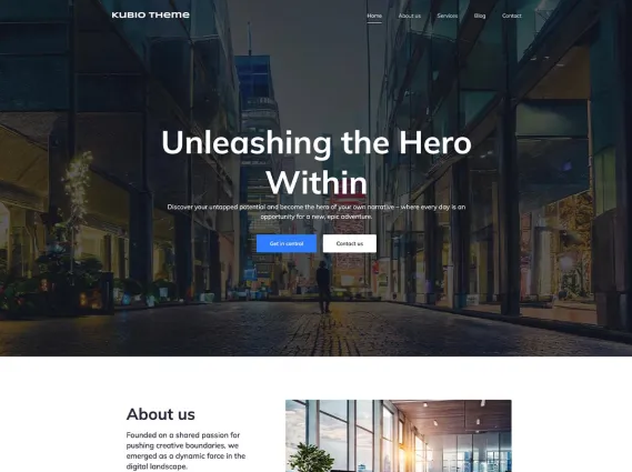 Kubio WordPress Theme