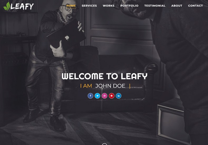 Leafy Blogger Template