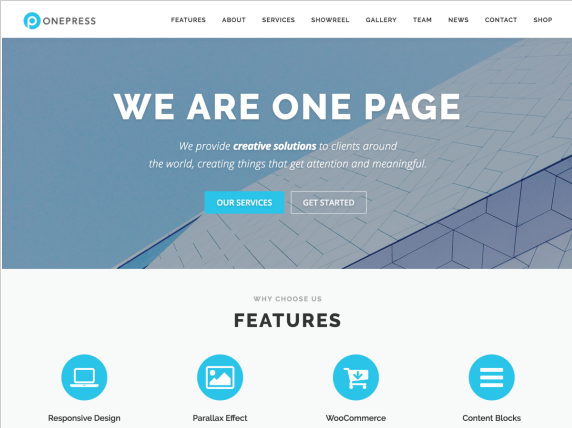 OnePress WordPress Theme