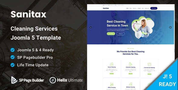 Sanitax Joomla 5 Template