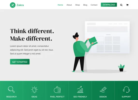 Zakra WordPress Theme