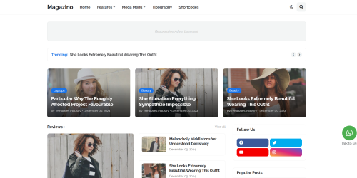 Magazino Blogger Template